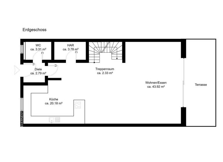 Reihenmittelhaus zum Kauf 398.000 € 4 Zimmer 155 m² 217 m² Grundstück Velpke 38458