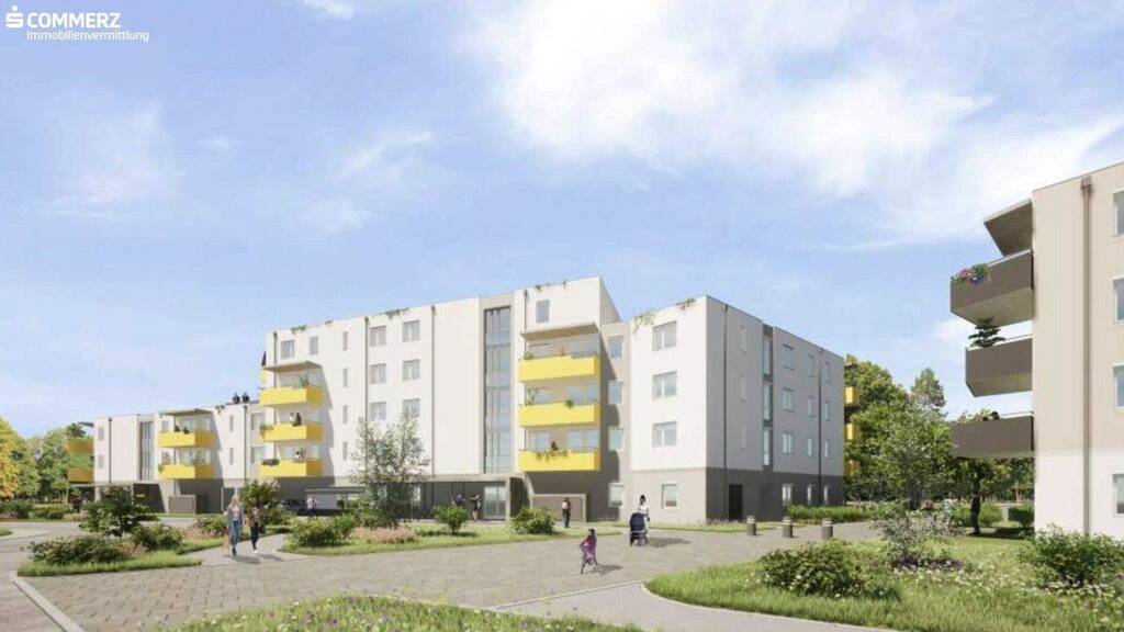 Terrassenwohnung zur Miete - Erstbezug 955 € 71,5 m² EG Wiener Neustadt 2700
