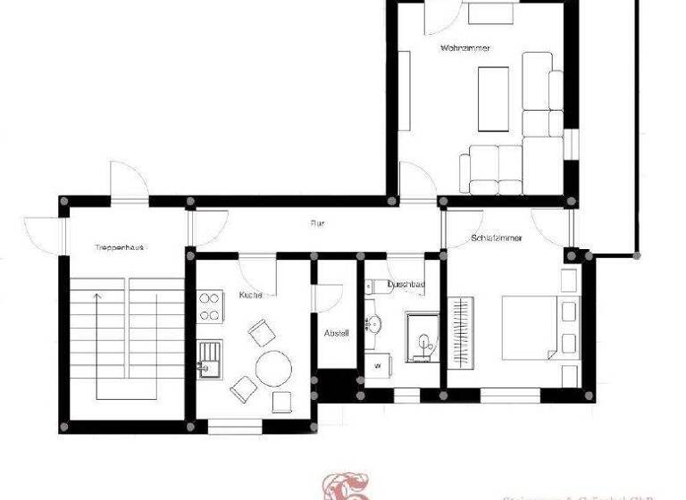 Wohnung zur Miete 540 € 2 Zimmer 64 m² Neustadt Neustadt/ Dosse 16845