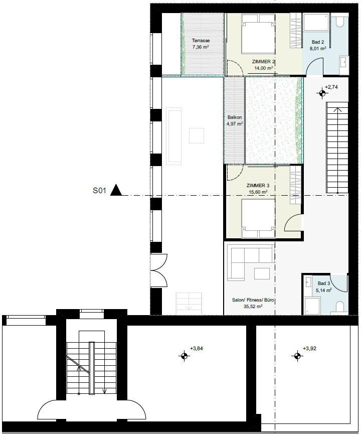 Wohnung zum Kauf 799.000 € 6 Zimmer 303,6 m²<br/>Wohnfläche EG<br/>Geschoss Wien,Leopoldstadt 1020