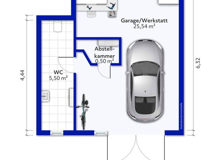 Einfamilienhaus zum Kauf 125.000 € 3 Zimmer 60 m² 272 m² Grundstück Lesum Bremen 28717