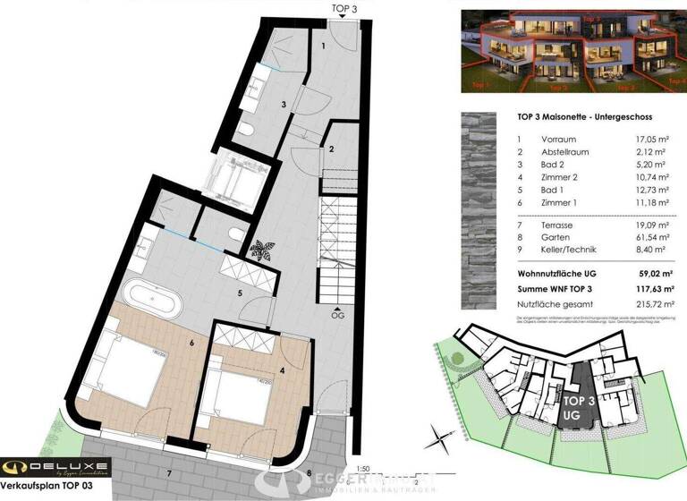 Wohnung zum Kauf 1.315.000 € 3 Zimmer 117,6 m² Zell am See 5700