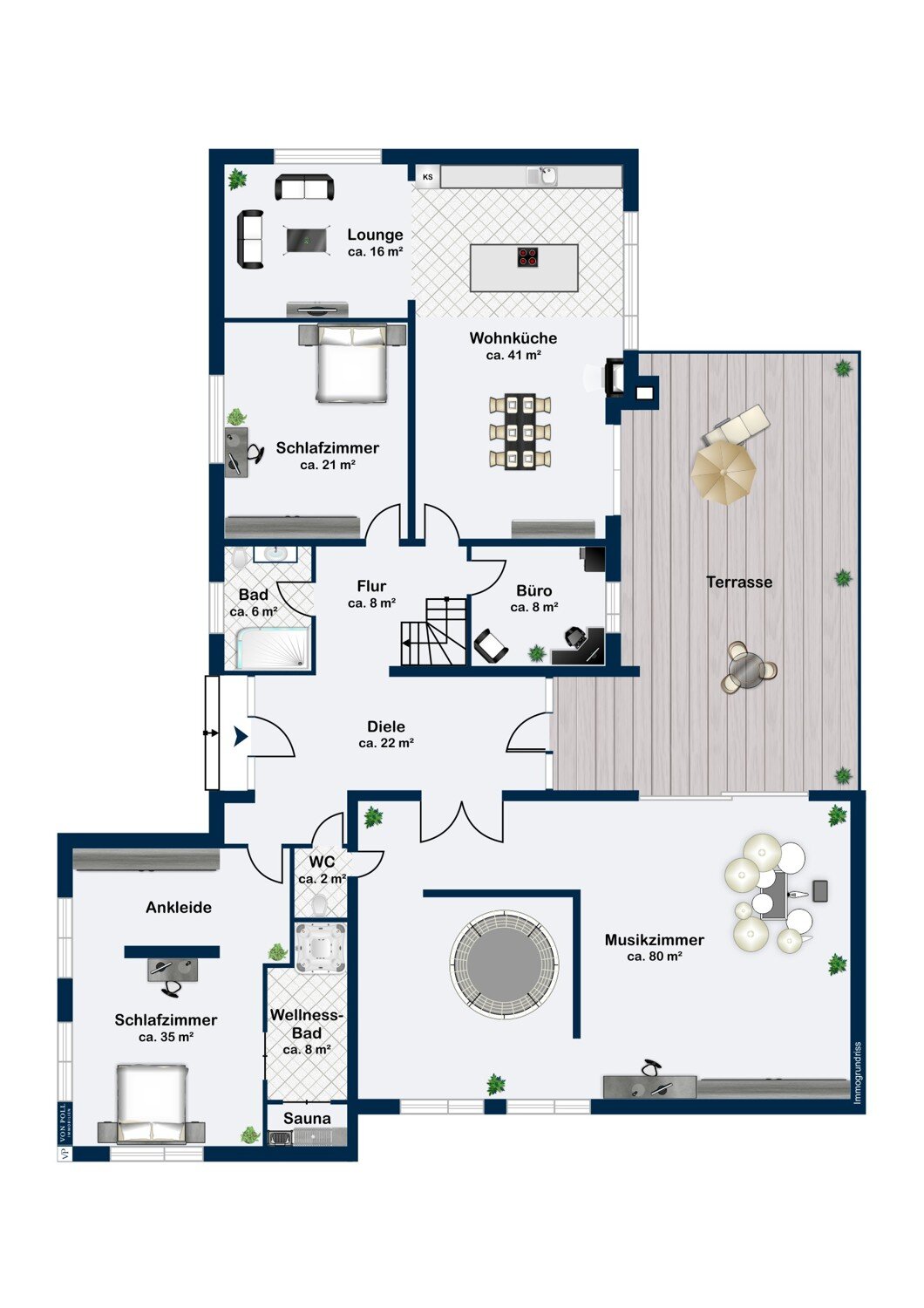 Villa zum Kauf 1.675.000 € 8 Zimmer 302 m²<br/>Wohnfläche 1.330 m²<br/>Grundstück Aumühle Aumühle 21521