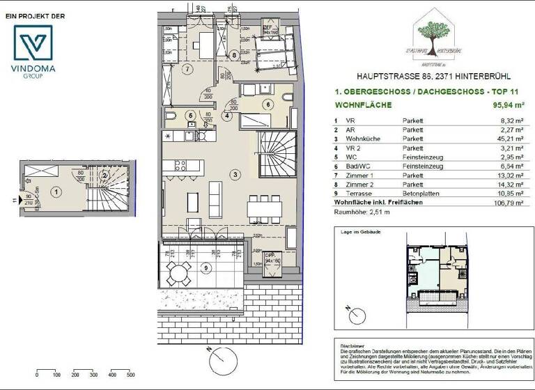 Maisonette zum Kauf 799.000 € 3 Zimmer 95,9 m² Hinterbrühl 2371