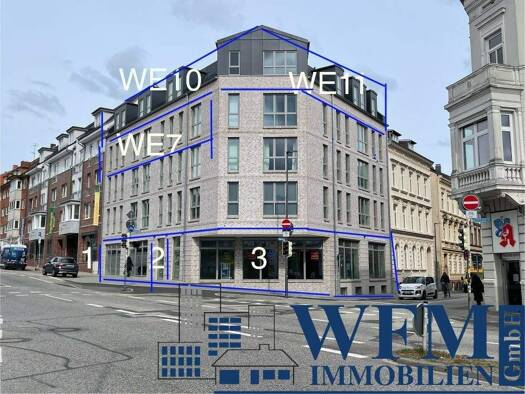 Mehrfamilienhaus zum Kauf 15 Zimmer 610 m² 610 m² Grundstück Vorstadt Kiel 24103