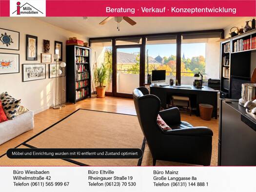 Wohnung zum Kauf 135.000 € 1 Zimmer 37 m² 4. Geschoss Altstadt Mainz 55116