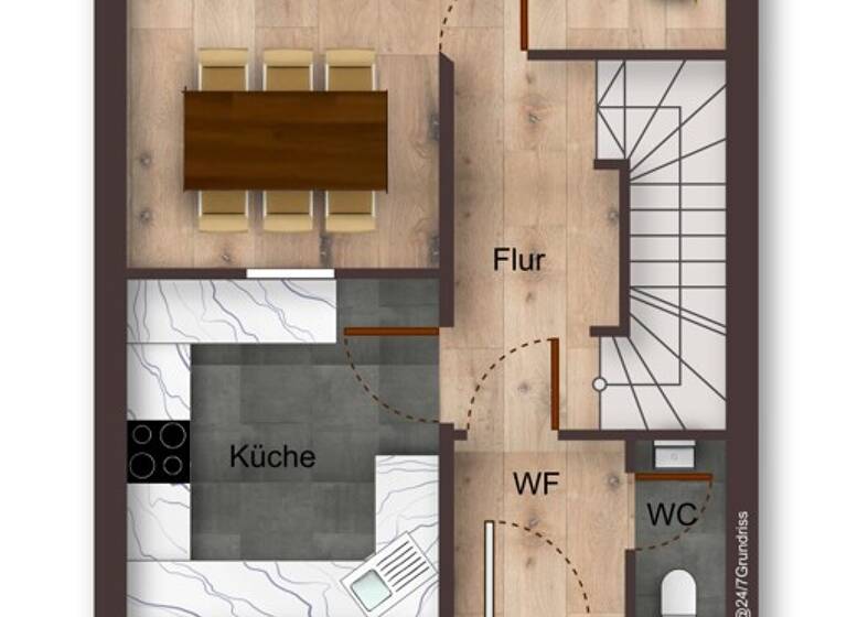 Reihenmittelhaus zum Kauf 499.000 € 6,5 Zimmer 127 m² 262 m² Grundstück Schelmenholz Winnenden 71364