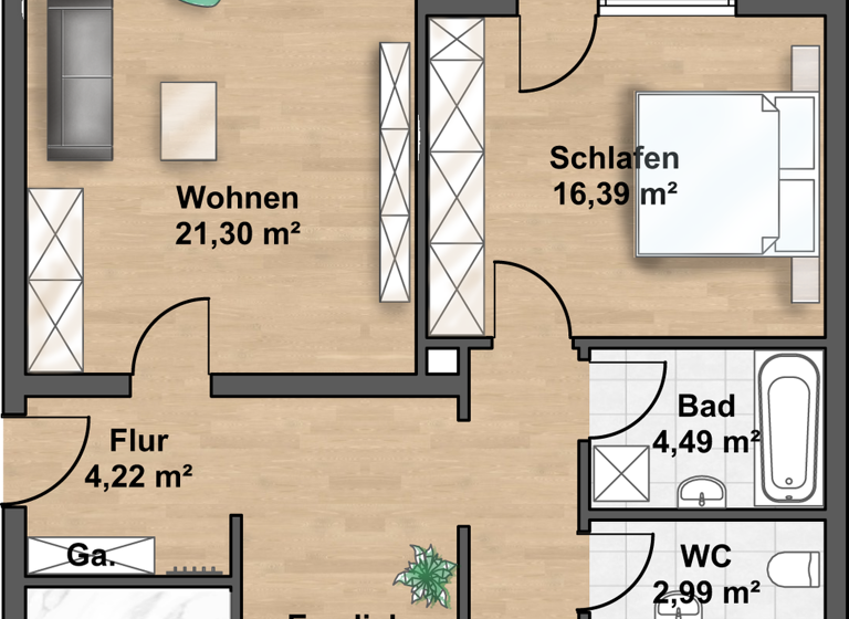 Wohnung zum Kauf 220.000 € 3,5 Zimmer 83,4 m² frei ab sofort Schillerstr.2 Dillingen Dillingen a.d.Donau 89407
