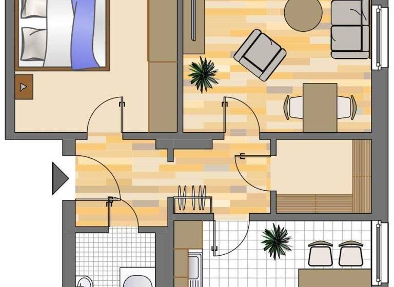 Wohnung zur Miete 451 € 2,5 Zimmer 56,8 m² 2. Geschoss frei ab 02.03.2026 Zollernstraße 17 Kirchlinde Dortmund 44379