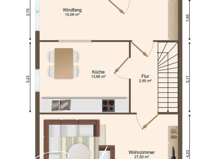 Doppelhaushälfte zum Kauf 119.000 € 4 Zimmer 107,5 m² 857 m² Grundstück Osterweddingen 39171