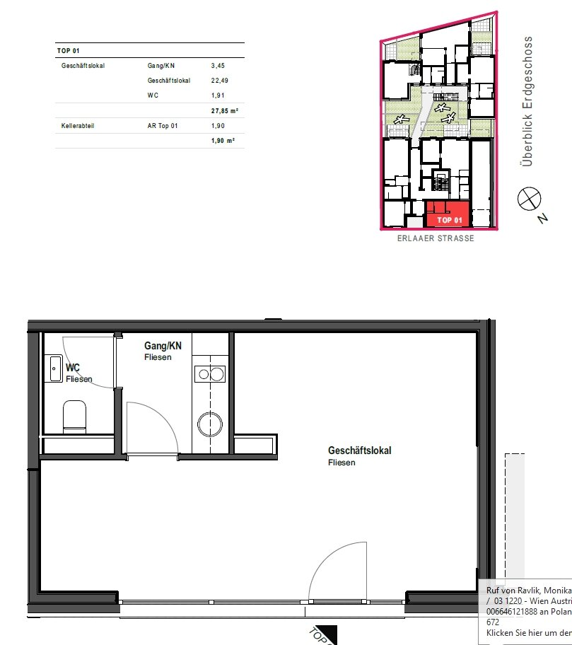 Wohnung zum Kauf 172.900 € 1 Zimmer 27,9 m²<br/>Wohnfläche Wien 1230