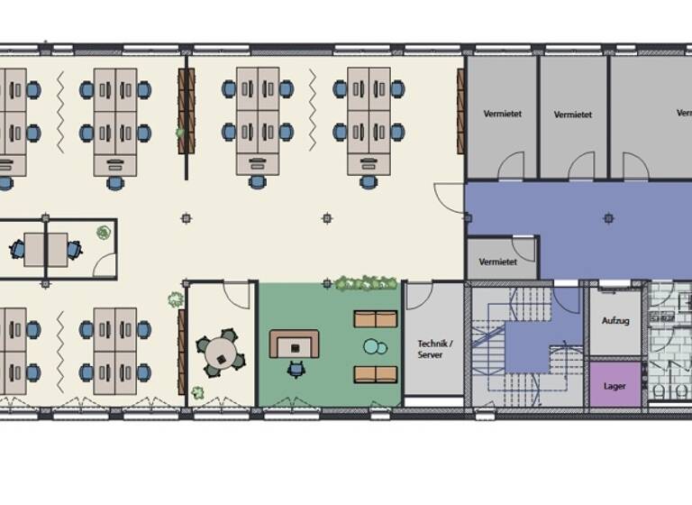 Bürofläche zur Miete provisionsfrei 14 € 415 m²<br/>Bürofläche Michendorf Michendorf 14552