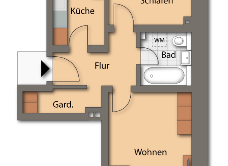 Wohnung zum Kauf 165.000 € 2 Zimmer 65 m² 1. Geschoss Neumarkt 92318