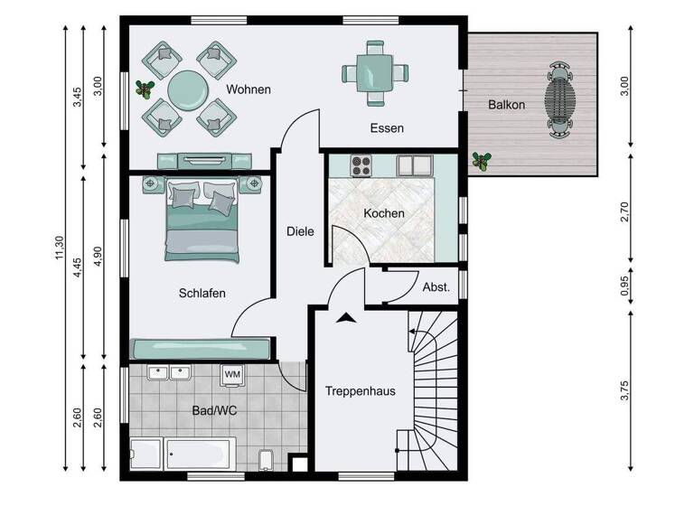 Wohnung zum Kauf 245.000 € 2,5 Zimmer 70 m² Badenweiler 79410