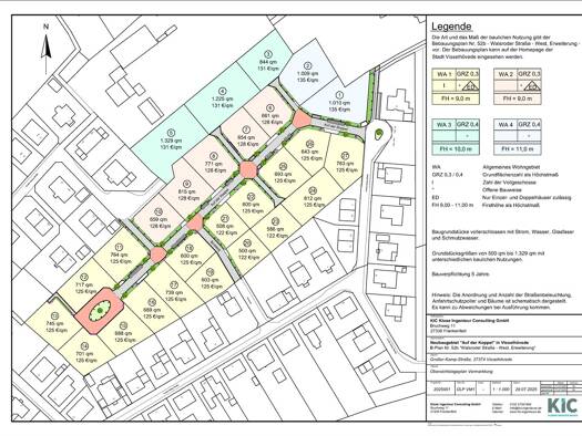 Grundstück zum Kauf provisionsfrei 122 € 500 m² Grundstück Großer-Kamp Straße Visselhövede 27374
