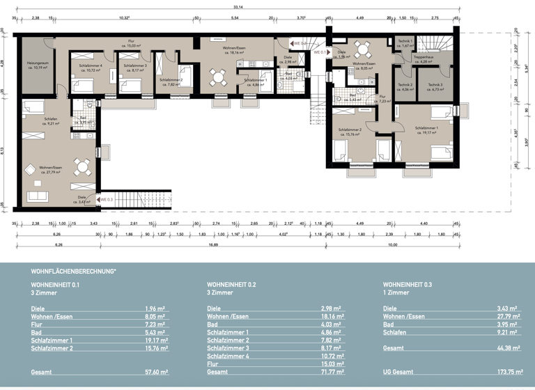 Mehrfamilienhaus zum Kauf 2.999.000 € 24 Zimmer 445 m² 503 m² Grundstück Kriegshaber Augsburg 86156