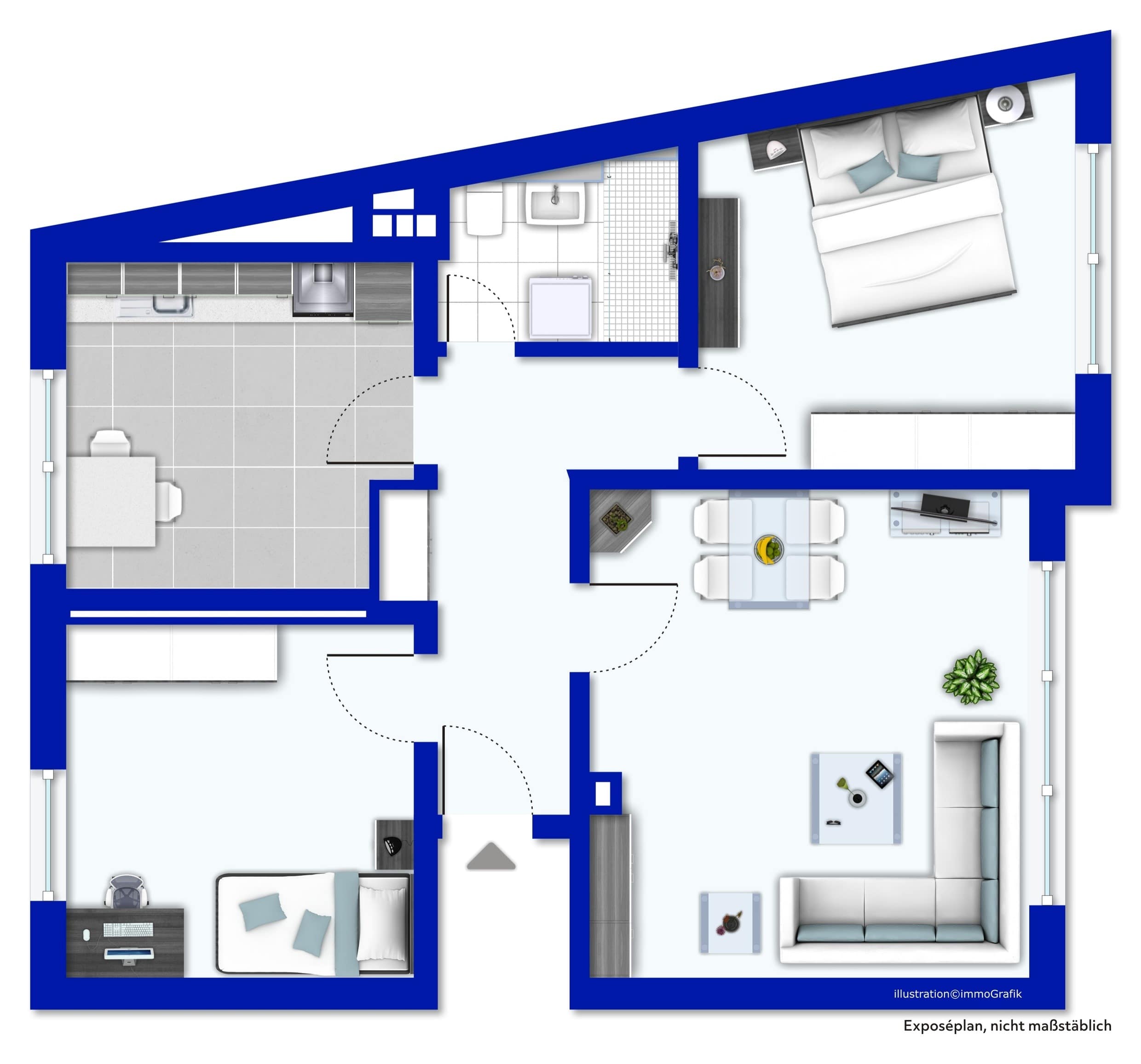 Wohnung zum Kauf 350.000 € 3 Zimmer 73 m²<br/>Wohnfläche Sanderau Würzburg 97072