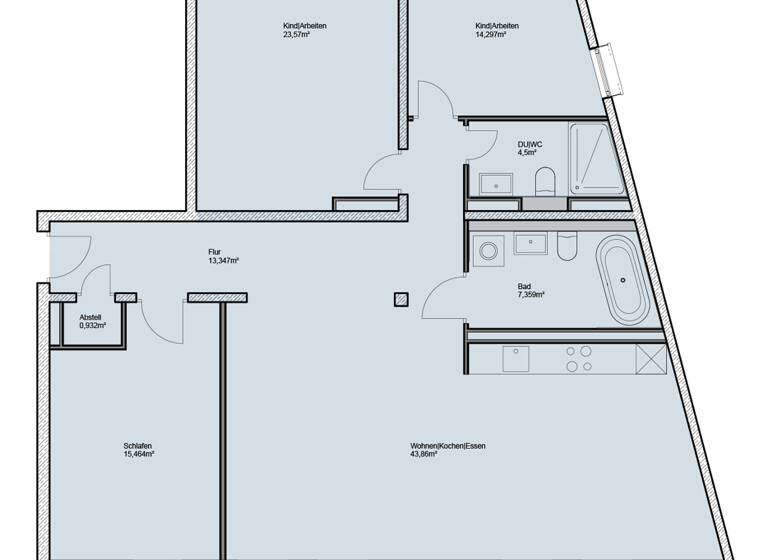 Wohnung zum Kauf - Erstbezug 735.000 € 4 Zimmer 133,2 m²<br/>Wohnfläche 4.<br/>Geschoss Dieskaustraße 49 Kleinzschocher Leipzig 04229