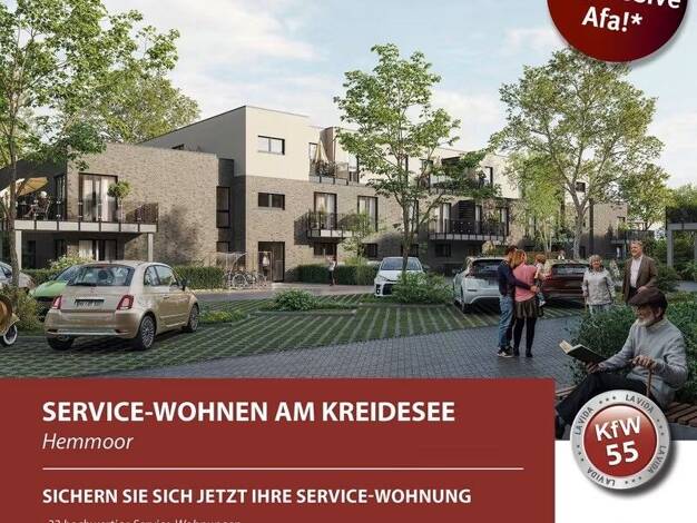 Wohnung zum Kauf - Erstbezug provisionsfrei 188.100 € 2 Zimmer 38,4 m² Althemmoor Hemmoor 21745