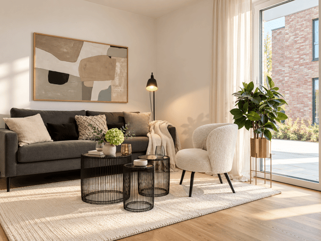 Wohnung zum Kauf provisionsfrei 439.000 € 2 Zimmer 58,9 m² EG Hittfeld Seevetal 21218