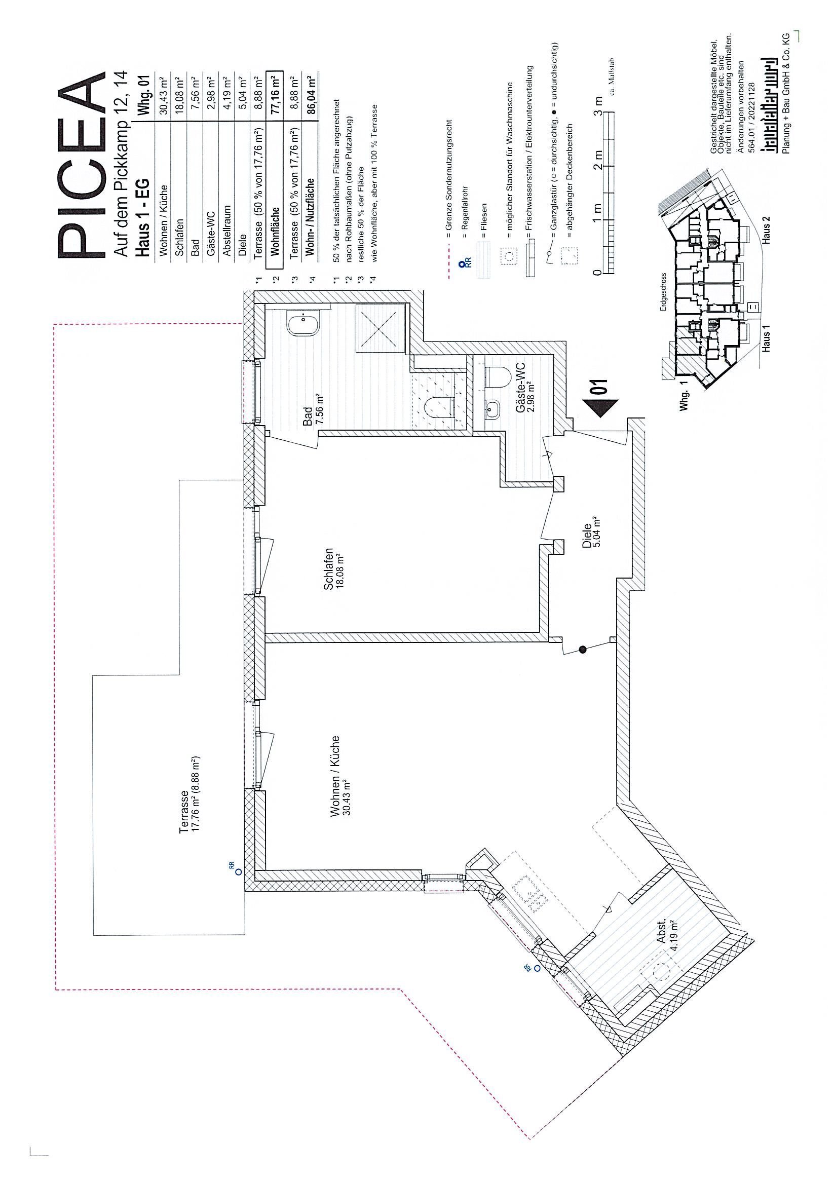 Wohnung zum Kauf provisionsfrei 343.900 € 3 Zimmer 77,2 m²<br/>Wohnfläche Walle Bremen 28219