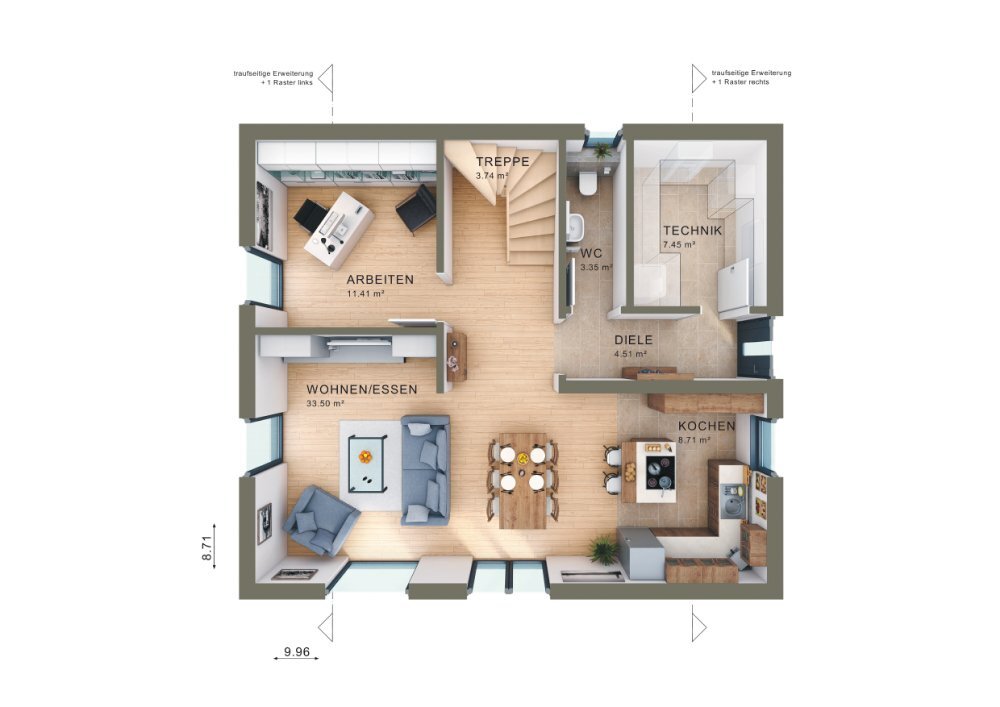 Einfamilienhaus zum Kauf provisionsfrei 489.000 € 5 Zimmer 143 m²<br/>Wohnfläche 731 m²<br/>Grundstück Ankum Ankum 49577