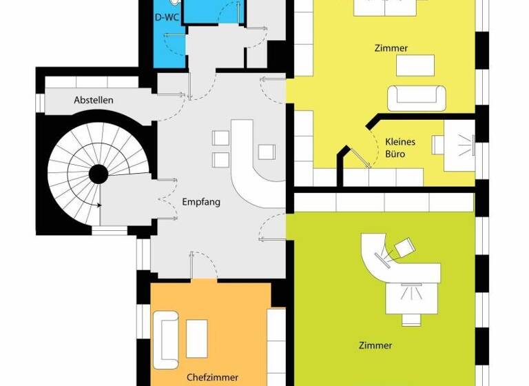 Bürofläche zur Miete provisionsfrei 765 € 4 Zimmer 156,3 m² Bürofläche teilbar ab 156,3 m² Freiberg 09599