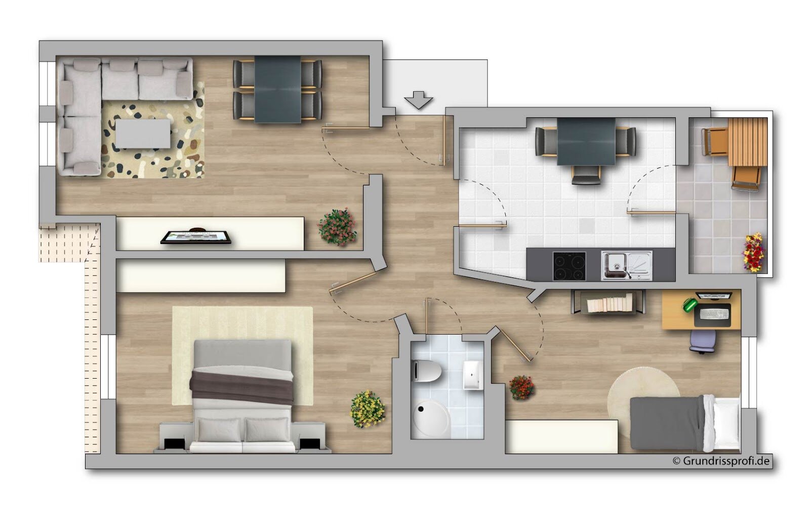 Wohnung zur Miete 630 € 3 Zimmer 84 m²<br/>Wohnfläche 3.<br/>Geschoss ab sofort<br/>Verfügbarkeit Wielandstraße 25 Olvenstedter Platz Magdeburg 39108