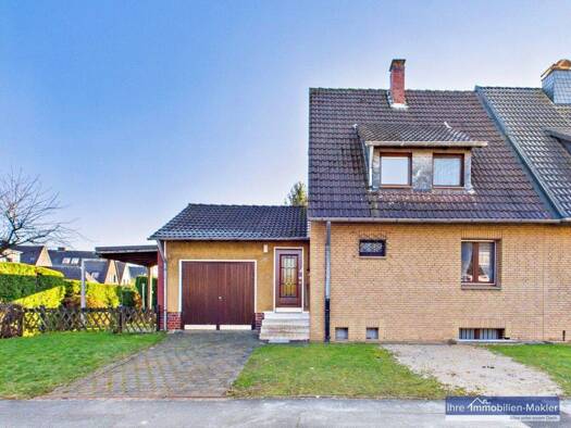 Doppelhaushälfte zum Kauf 259.000 € 4 Zimmer 80 m² 439 m² Grundstück Schultenkamp 18 Datteln 45711