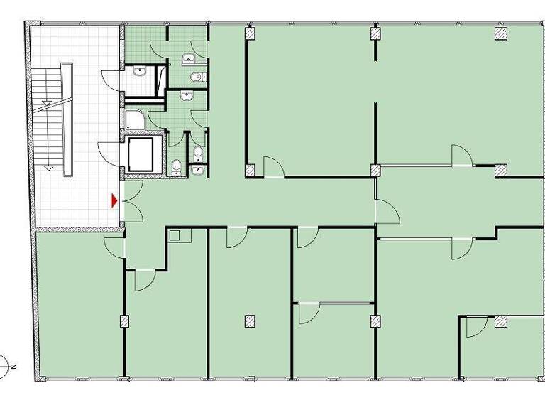 Bürofläche zur Miete provisionsfrei 3.600 € 9 Zimmer 290 m² Bürofläche Kreuzweg 7 St. Georg Hamburg 20099
