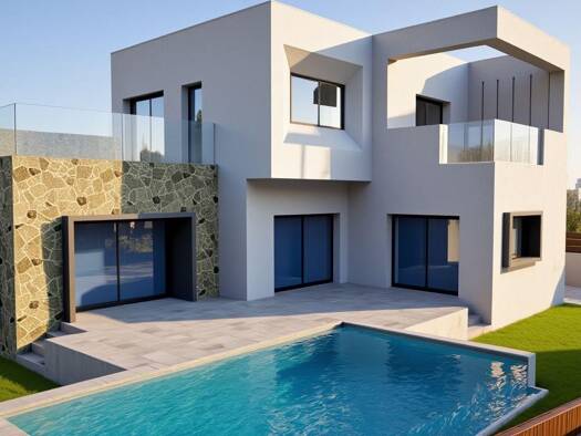 Doppelhaushälfte zum Kauf provisionsfrei 739.000 € 4 Zimmer 169 m² 533 m² Grundstück San Miguel de Salinas