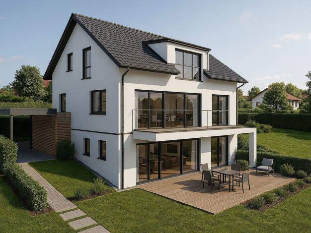 Einfamilienhaus zum Kauf - Erstbezug provisionsfrei 1.099.000 € 7 Zimmer 172 m² 496 m² Grundstück Am Feldl 5 Egmating 85658