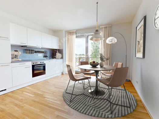 Wohnung zur Miete - Erstbezug 1.250 € 2 Zimmer 55,9 m² 1. Geschoss frei ab 16.01.2026 Valentina-Archipowa-Straße 4 Altstadt Frankfurt am Main 60486