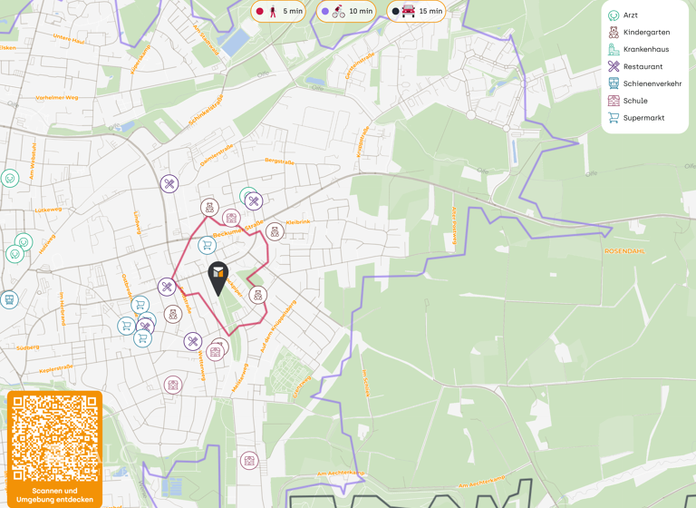 Wohnung zum Kauf 185.000 € 4 Zimmer 91,3 m² 4. Geschoss Am Stockpiper 26 Innenstadt Ahlen 59229