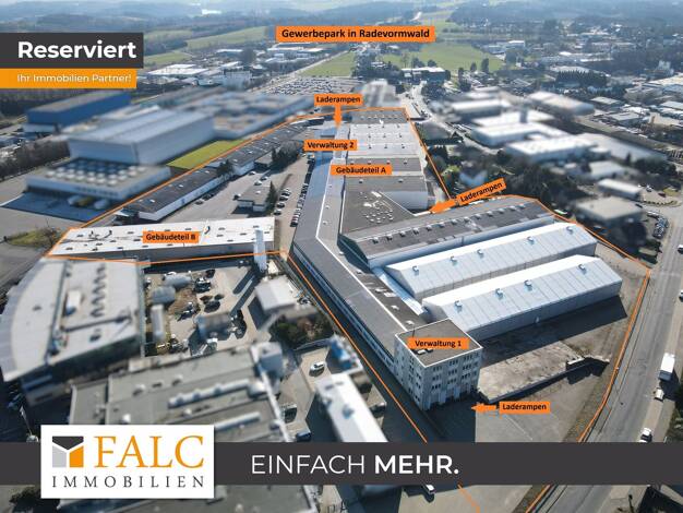 Logistikzentrum zum Kauf provisionsfrei 9.500.000 € 26.549 m² Lagerfläche Innenstadt Radevormwald 42477