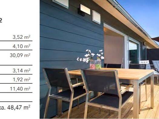 Wohnung zur Miete 770 € 1,5 Zimmer 48 m² 2. Geschoss Mühlhausen Mühlhausen-Ehingen 78259