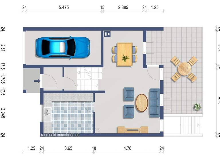 Reihenendhaus zum Kauf 539.000 € 5 Zimmer 135,1 m² 320 m² Grundstück Grenzach Grenzach-Wyhlen 79639