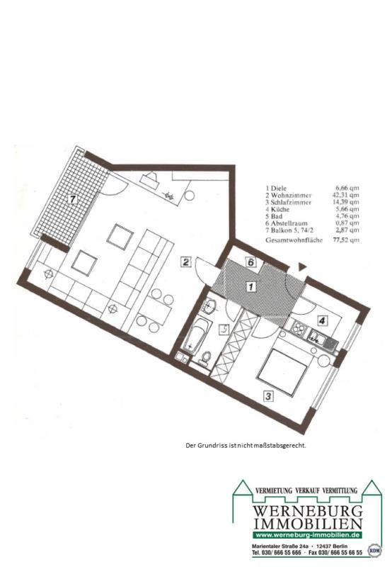 Wohnanlage zum Kauf als Kapitalanlage geeignet 398.000 € 2 Zimmer 77,5 m²<br/>Fläche Wilmersdorf Berlin-Wilmersdorf 10717