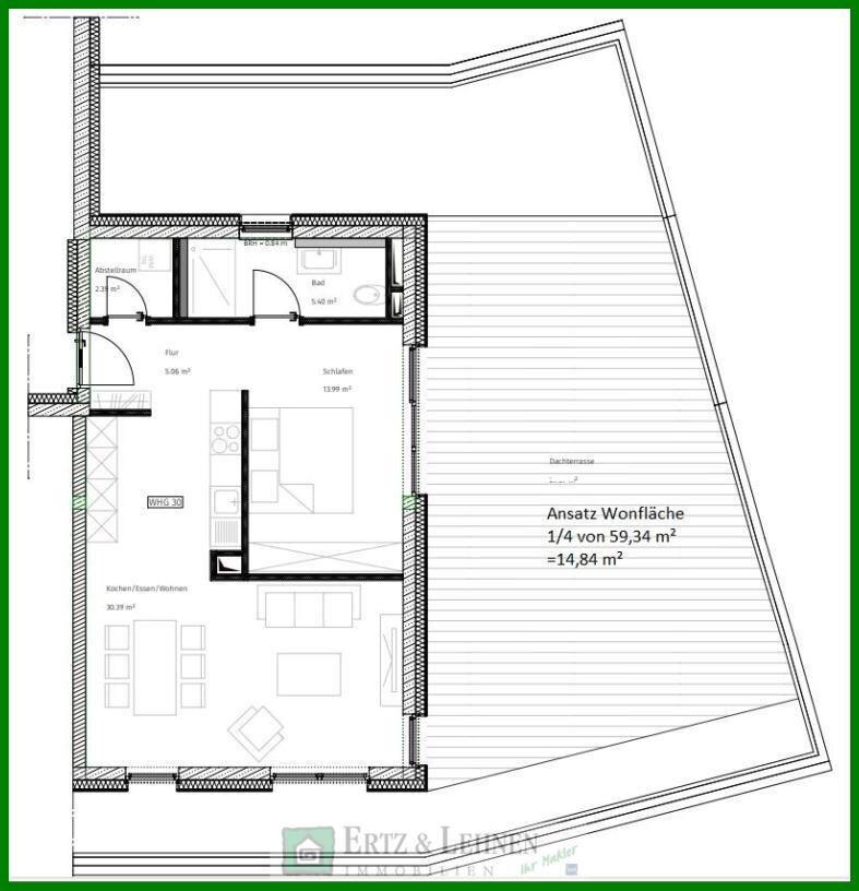 Wohnung zur Miete 880 € 2 Zimmer 72,1 m²<br/>Wohnfläche ab sofort<br/>Verfügbarkeit Wittlich Wittlich 54516