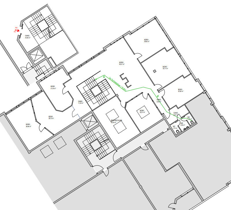 Bürofläche zur Miete 6 € 355 m²<br/>Bürofläche St. Peter Klagenfurt am Wörthersee 9020