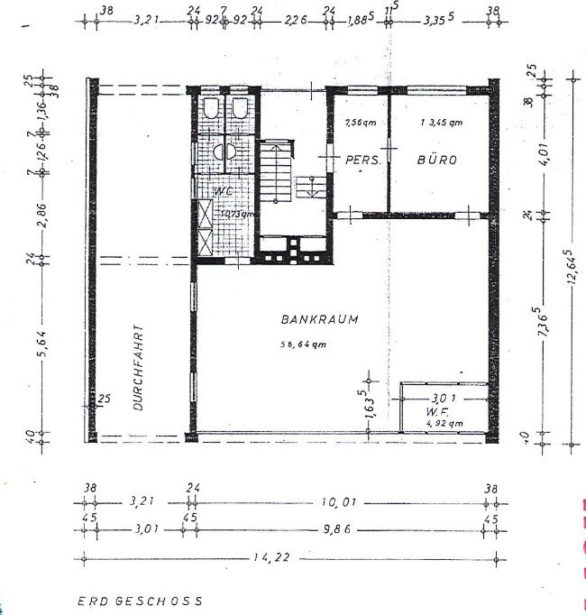 Bürogebäude zur Miete 675 € 95,2 m²<br/>Bürofläche Mitte - Bezirk 7 Delmenhorst 27749