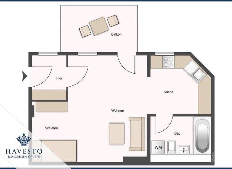 Studio zur Miete 399 € 1 Zimmer 38 m² Sudenburg Magdeburg 39112