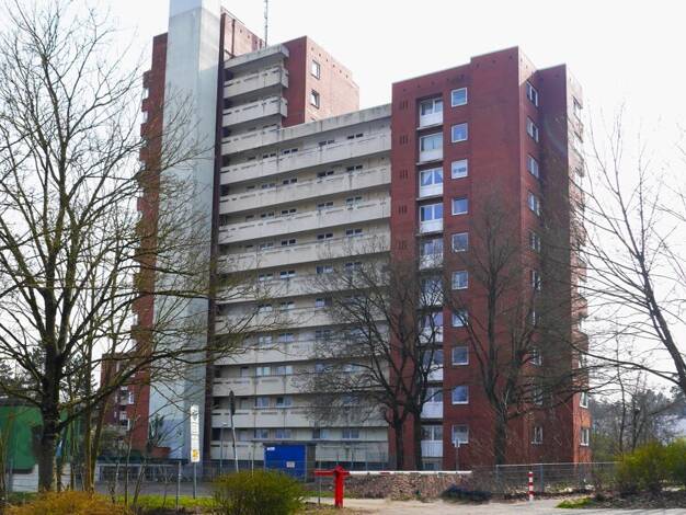 Wohnung zur Miete 530 € 2 Zimmer 61,6 m² 11. Geschoss frei ab 25.09.2026 Theodor-Heuss-Straße 4 Kaltenmoor Lüneburg 21337