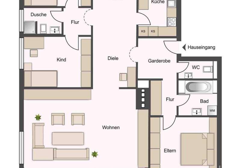 Penthouse zum Kauf 680.000 € 5 Zimmer 137 m² Geschoss 2/2 frei ab 01.03.2026 Hoffeld Stuttgart 70597