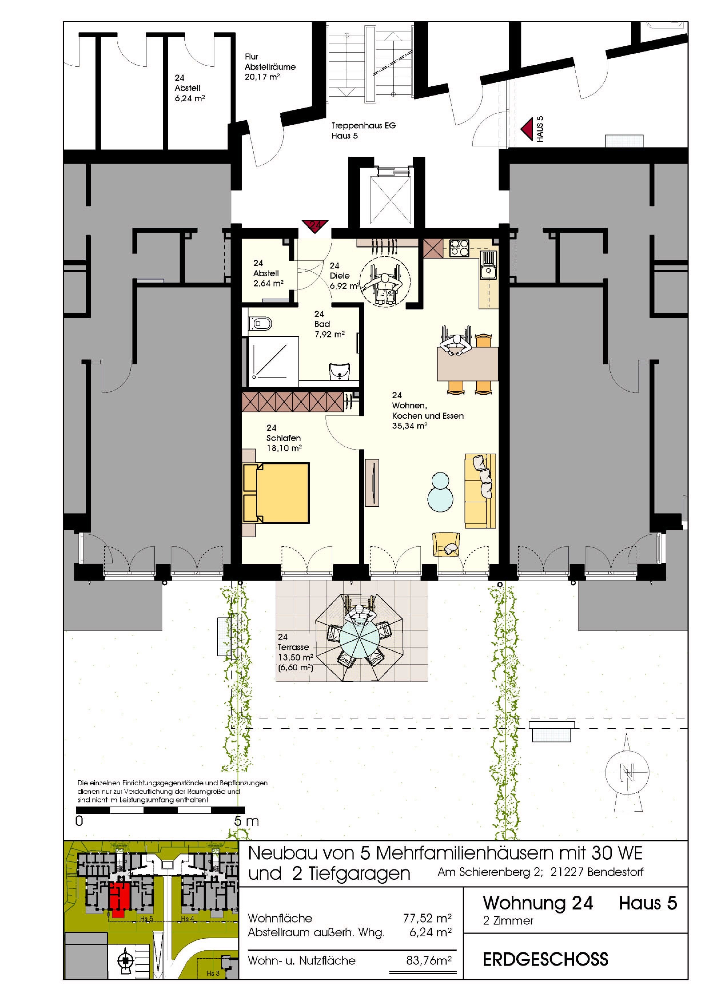 Wohnung zum Kauf 379.000 € 2 Zimmer 78 m²<br/>Wohnfläche Bendestorf 21227