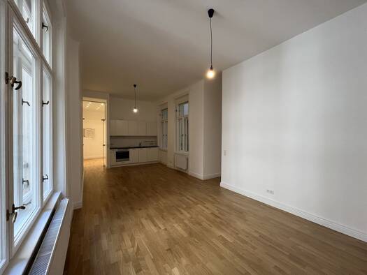 Wohnung zur Miete 1.124 € 1,5 Zimmer 61,2 m² EG Wien 1010