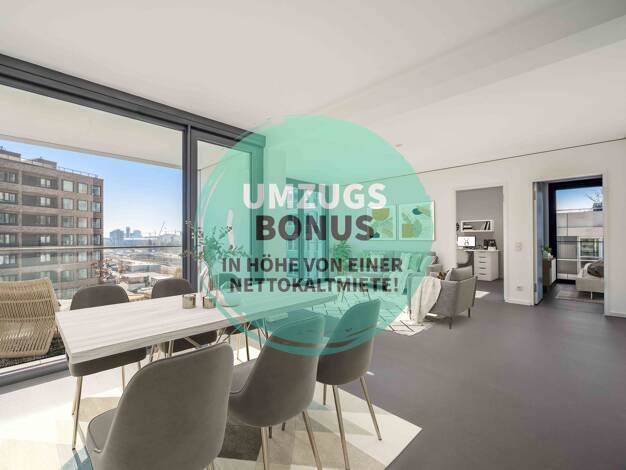Wohnung zur Miete - Erstbezug 2.160 € 3 Zimmer 86 m² 6. Geschoss George-Stephenson-Straße 10 Moabit Mitte 10557