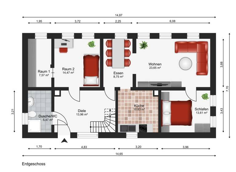 Einfamilienhaus zum Kauf 139.750 € 8 Zimmer 159 m² 750 m² Grundstück Hauptstraße 6 Bad Kleinen 23996