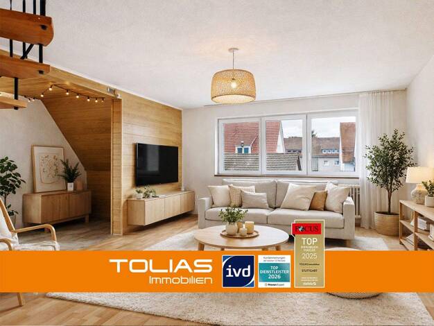 Maisonette zum Kauf 269.000 € 4 Zimmer 98,4 m² 2. Geschoss Eglosheim Ludwigsburg 71634