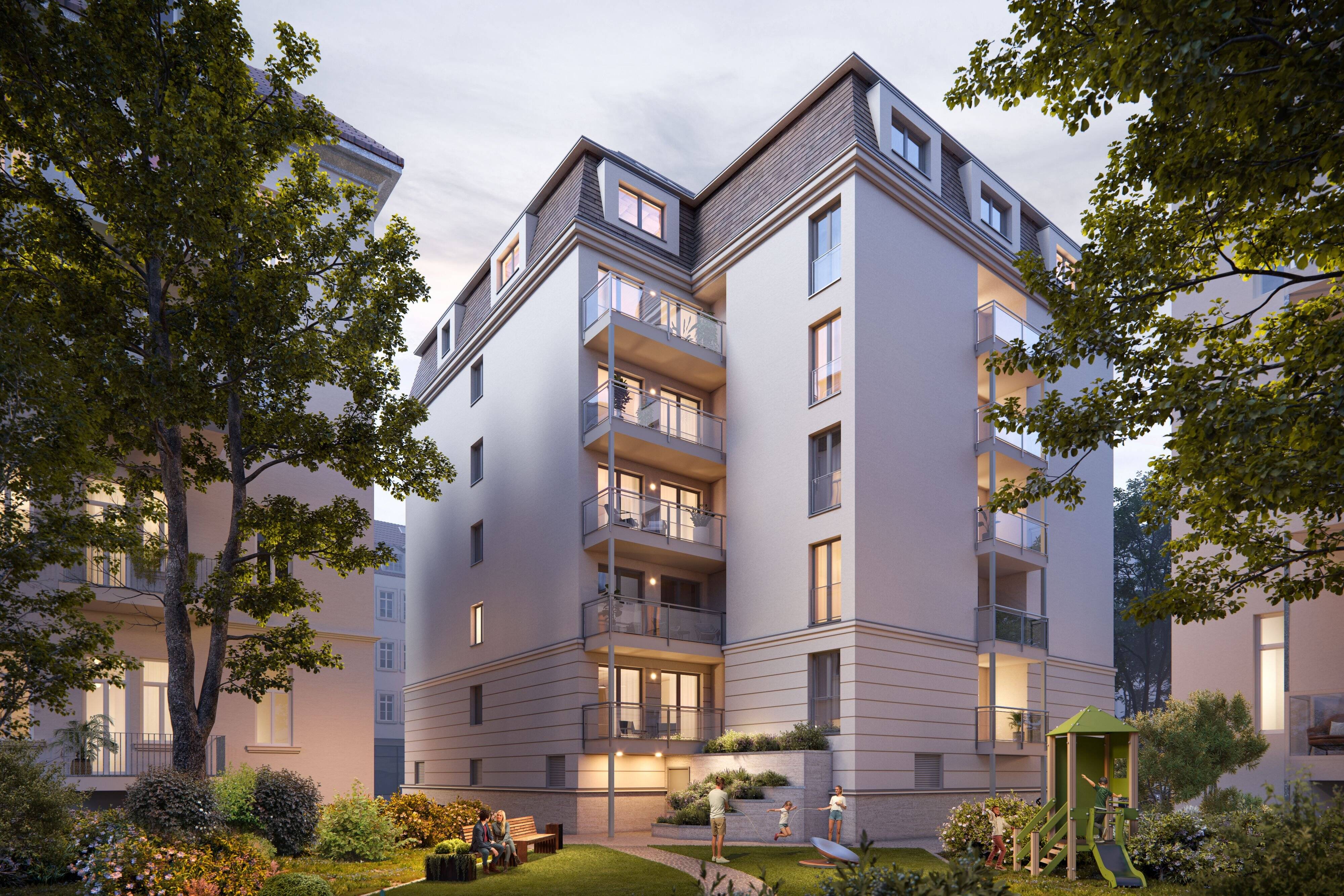 DG-Maisonettewohnung mit eigenem Dachgarten - Neubauprojekt mit Blick über Leipzig, KfW 40 – Leipzig – Vorschaubild 10